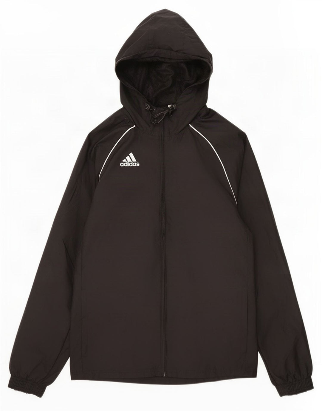 Męska kurtka przeciwdeszczowa Adidas z kapturem UK 36 Small Black Poliamid