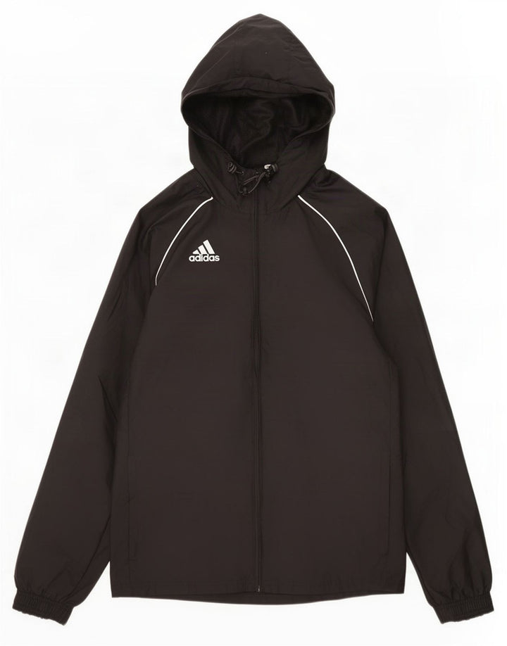 Męska kurtka przeciwdeszczowa Adidas z kapturem UK 36 Small Black Poliamid