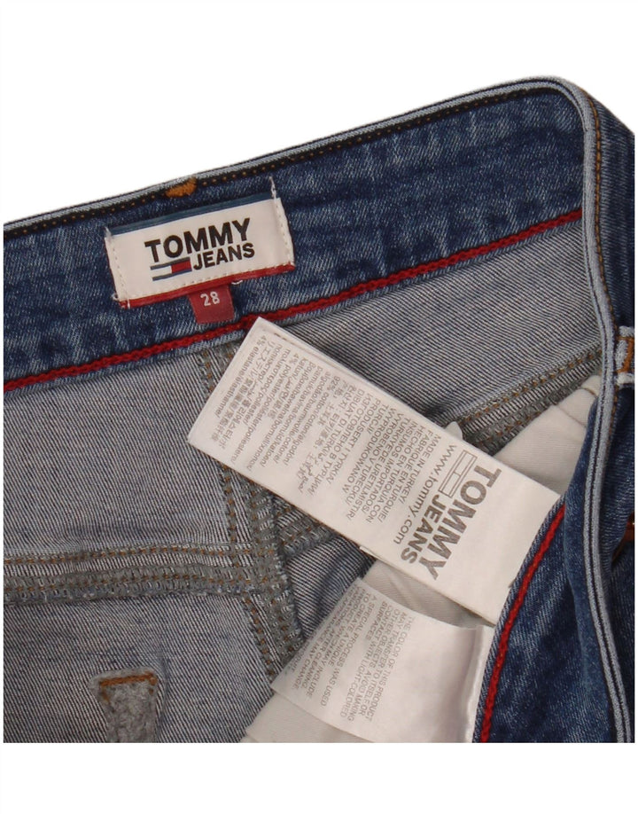 Damskie spodenki jeansowe TOMMY HILFIGER W28 Średni niebieski, bawełniany