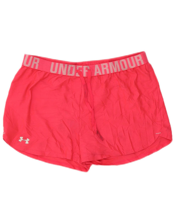 Damskie spodenki sportowe Under Armour Heat Gear Graphic UK 14, duże, różowe