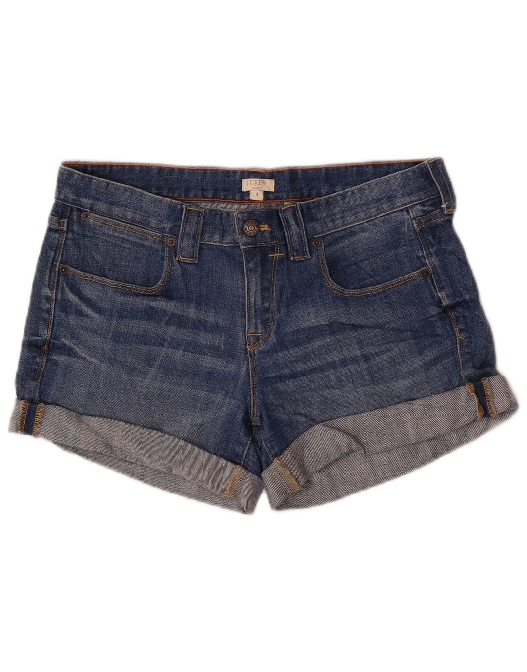 Damskie spodenki jeansowe J. CREW US 4 Small W32 Niebieskie bawełniane