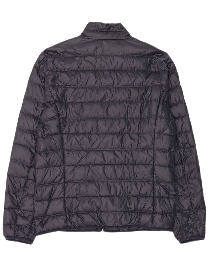 Męska wyściełana kurtka Armani Graphic UK 44 2XL Granatowy nylon
