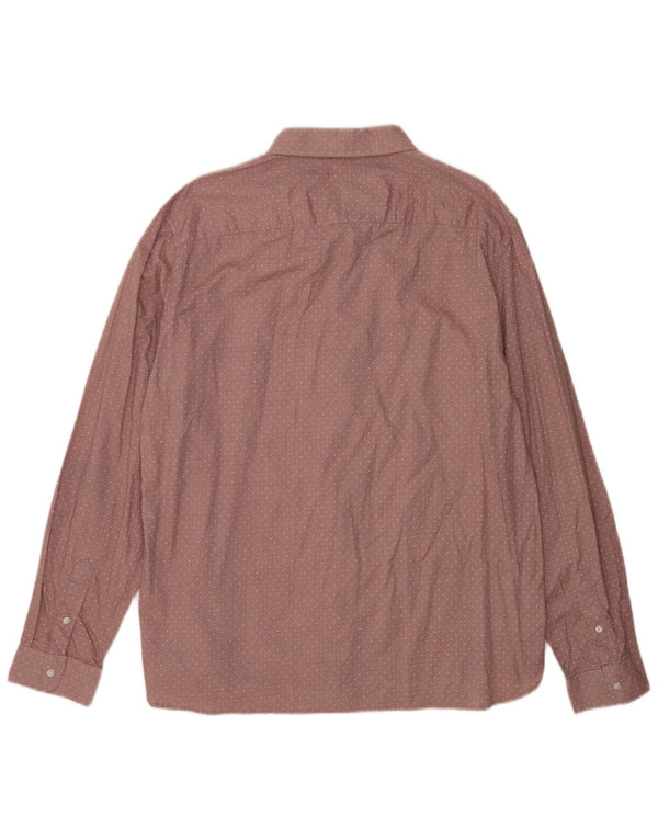 Koszula męska French Connection 2XL, bawełniana w różowe cętki