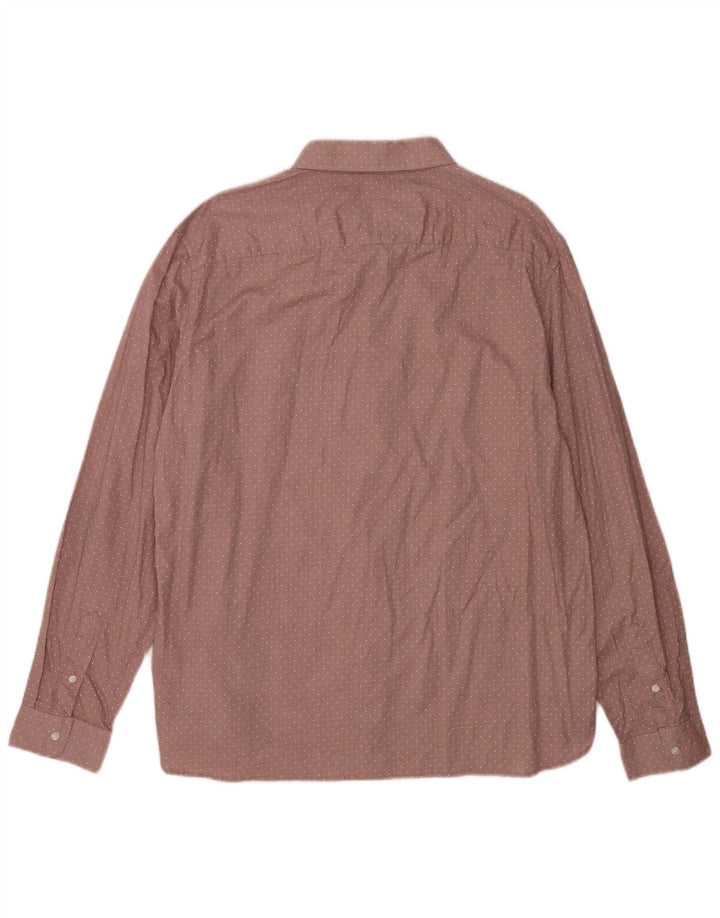 Koszula męska French Connection 2XL, bawełniana w różowe cętki