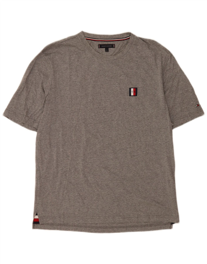 T-shirt męski Tommy Hilfiger Top XL, szary, bawełniany