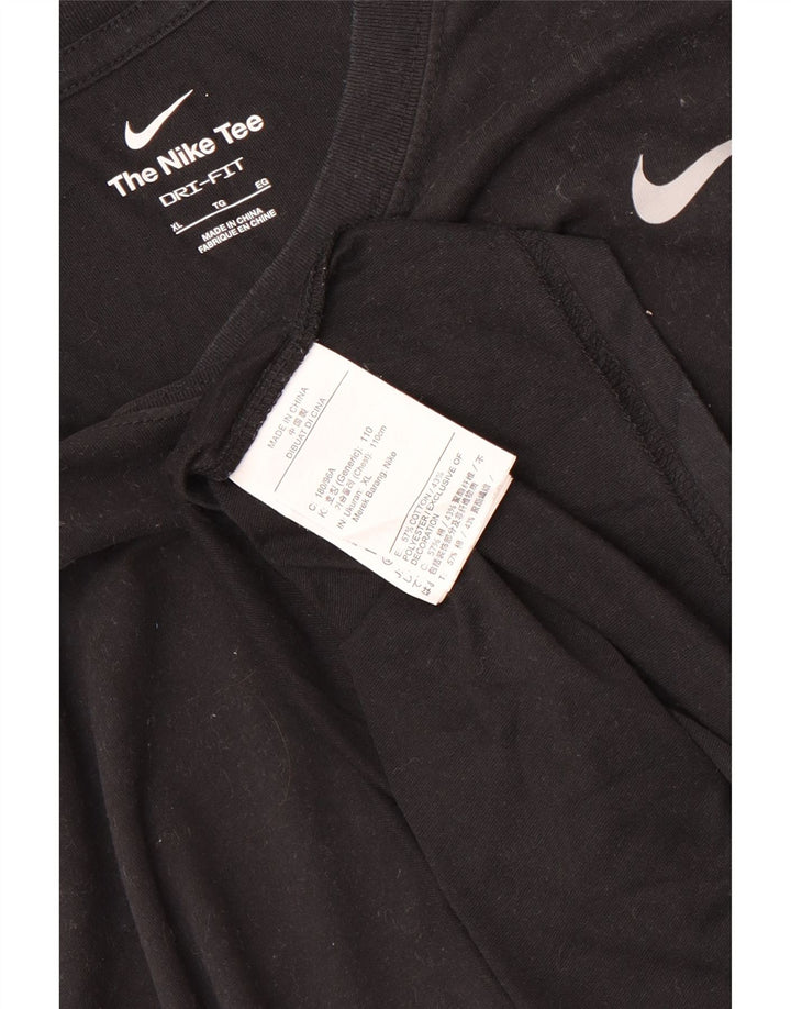 Męska kamizelka NIKE Dri Fit XL, czarna, bawełniana