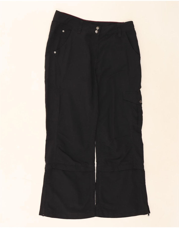 MOUNTAIN EQUIPMENT Womens Short Cargo Trousers US 8 Medium W32 L27 Black Vintage Mountain Equipment and Second-Hand Mountain Equipment from Messina Hembry 