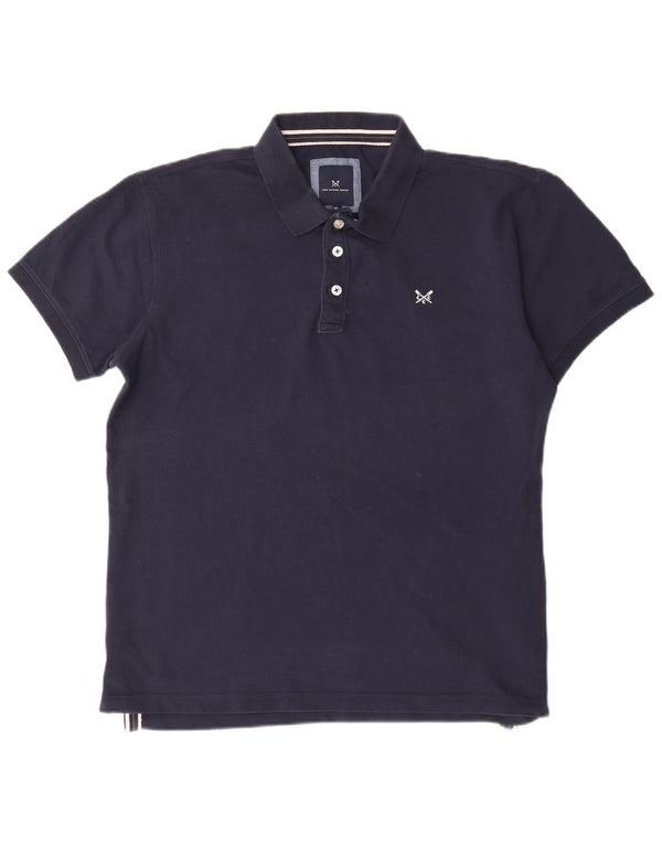 Crew Clothing Męska koszulka polo XL, granatowa, bawełniana