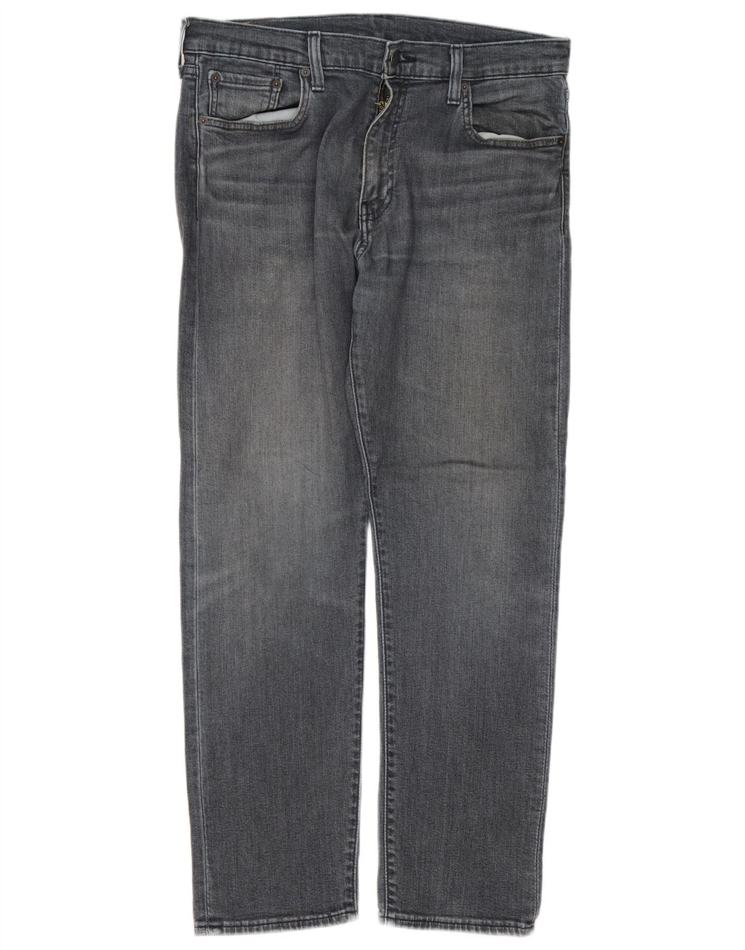 Męskie jeansy Levi's 502 Tapered W33 L30 Szara bawełna