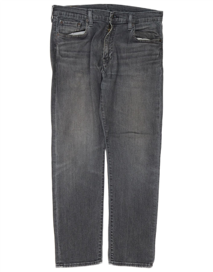 Męskie jeansy Levi's 502 Tapered W33 L30 Szara bawełna