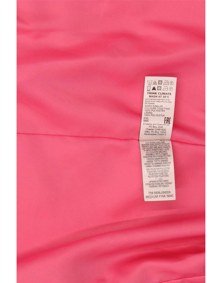 Marks & Spencer Damska marynarka z rękawami 3/4 i otwartymi, UK 12, średni róż
