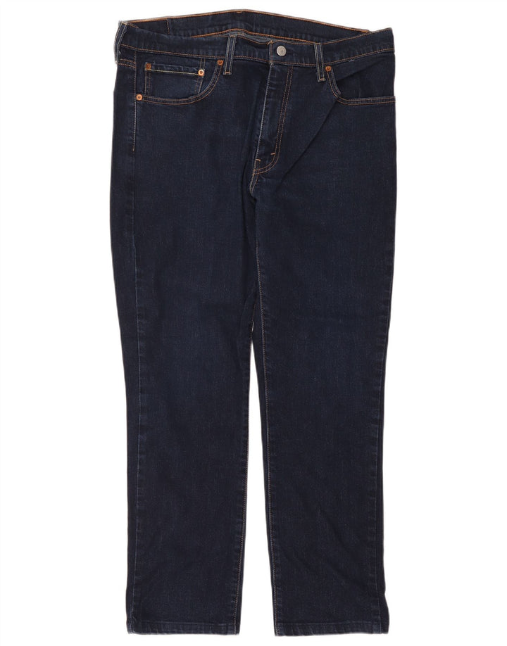 Męskie jeansy Levi's 511 Slim W36 L32 Granatowa bawełna