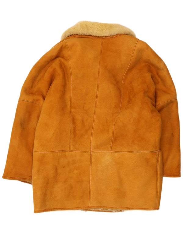 Damska kurtka typu oversize Shearling Gianluca Lorenzi IT 46, duża, beżowa