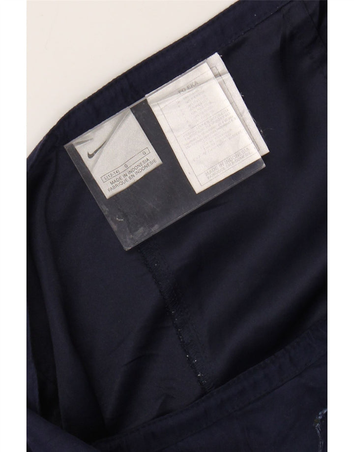 Damskie zwężane spodnie codzienne NIKE US 12/14 Large W32 L30 Granatowe