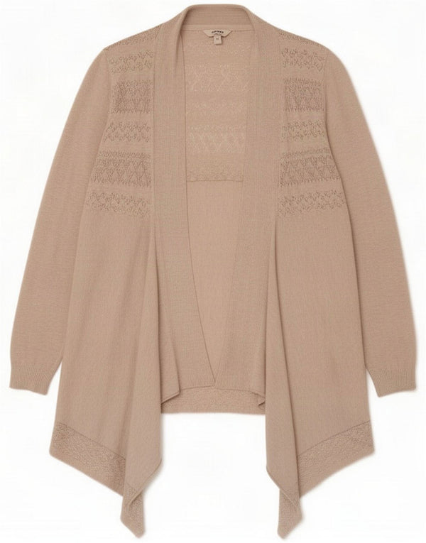 Asymetryczny sweter damski Fat Face UK 14 Medium Beige