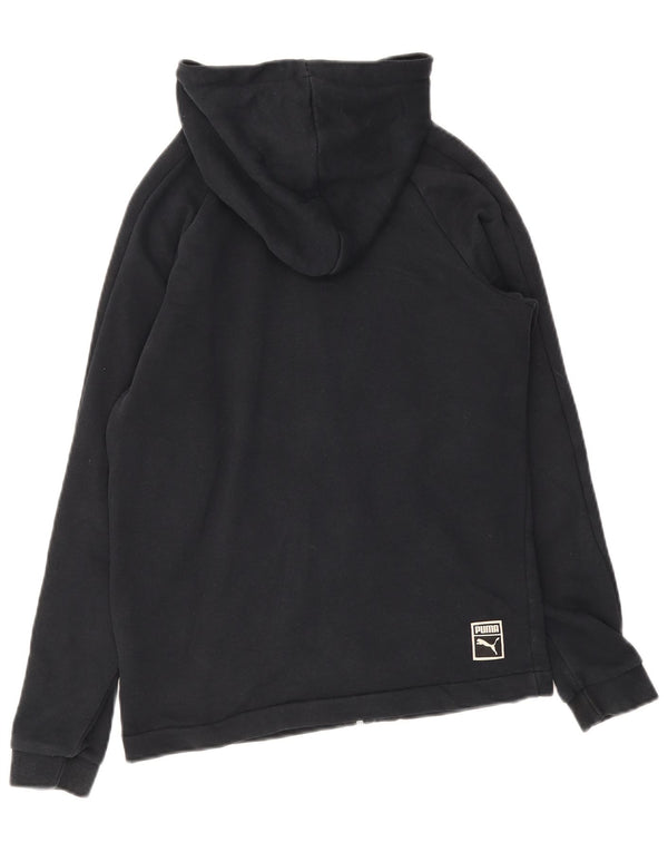 Męski sweter Puma z kapturem i zamkiem XS, czarna bawełna