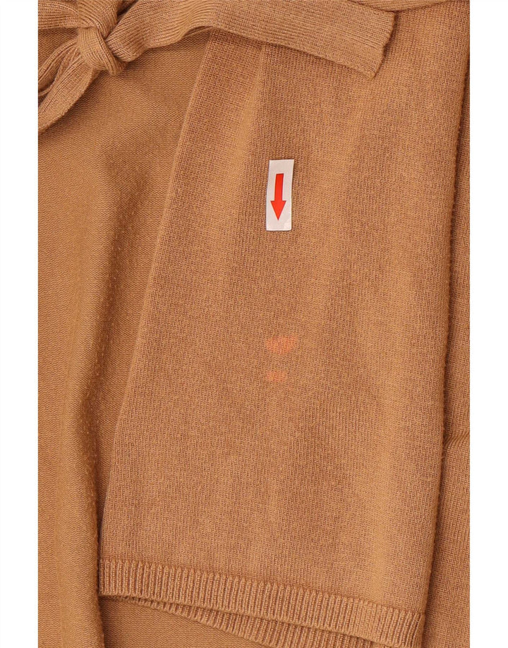 Sweter damski Zara Cardigan UK 12 Średni Beżowy Wiskoza