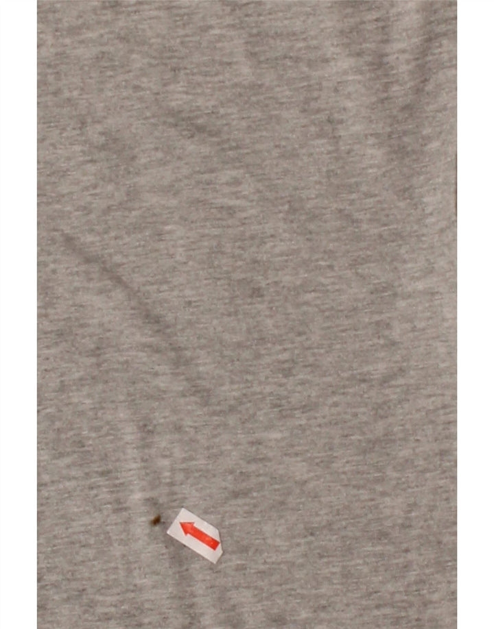 NIKE Mens Graphic T-Shirt Top Small Grey Colourblock Cotton