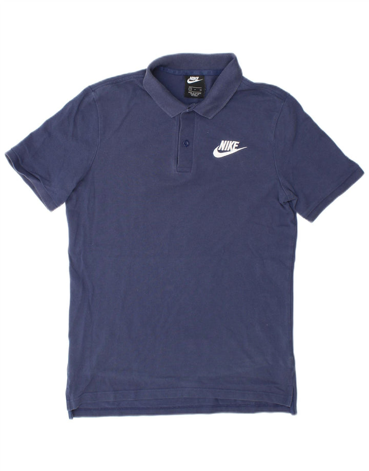 Męska koszulka polo Nike, mała, granatowa, bawełniana