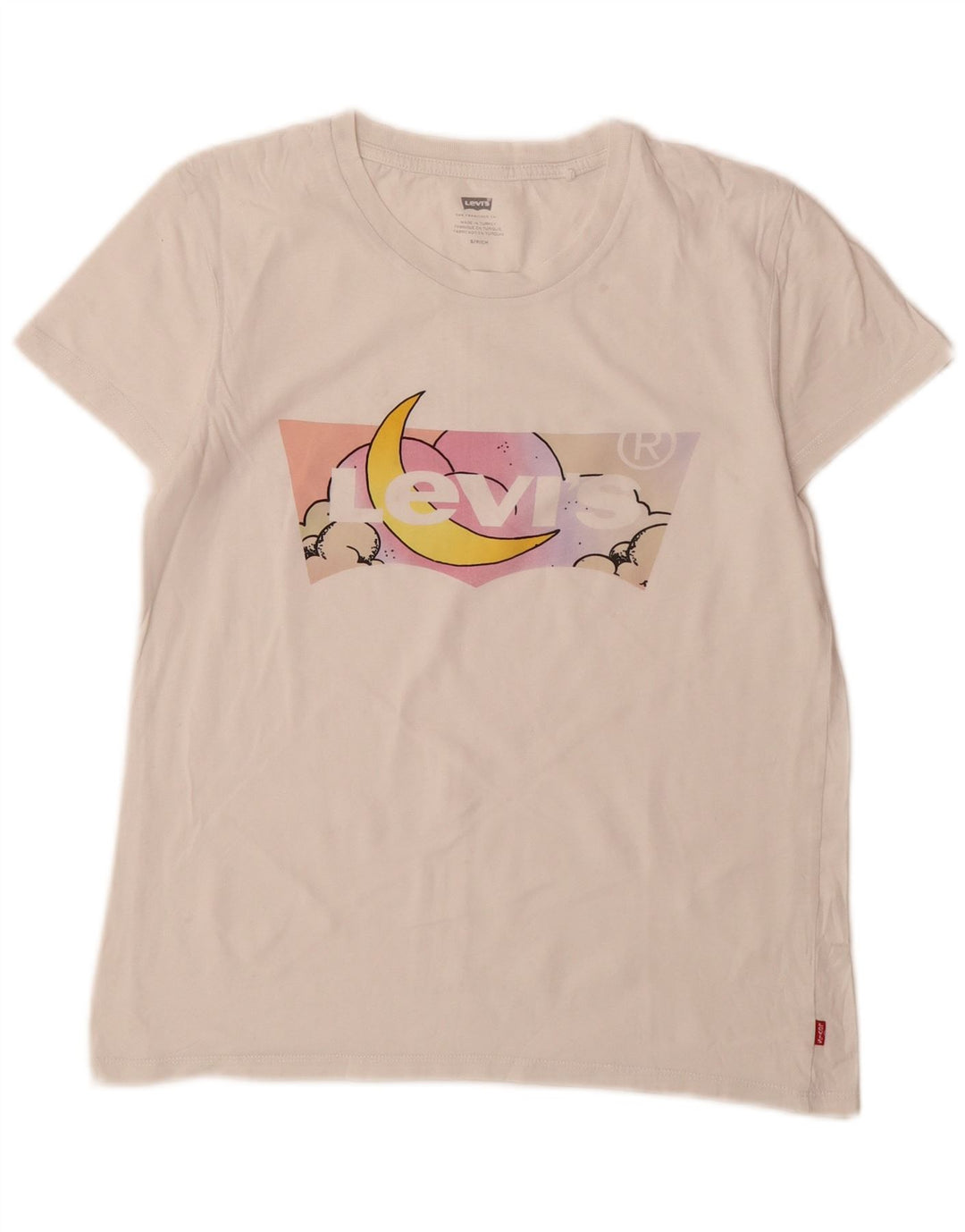 Damska koszulka z grafiką Levi's Top UK 10 Small White