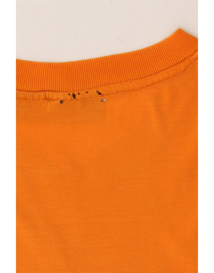 FILA Mens T-Shirt Top XL Orange Vintage Fila and Second-Hand Fila from Messina Hembry 