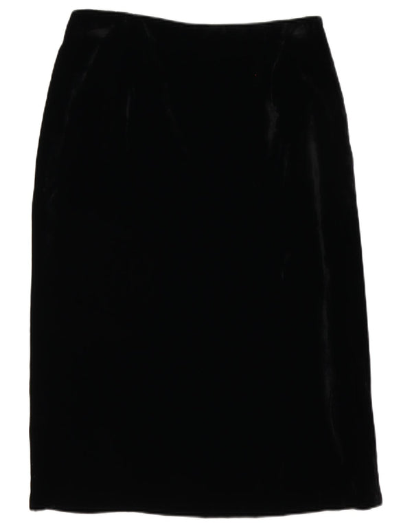 Damska aksamitna spódnica midi z wysokim stanem Aspesi IT 46 Large W30 Black