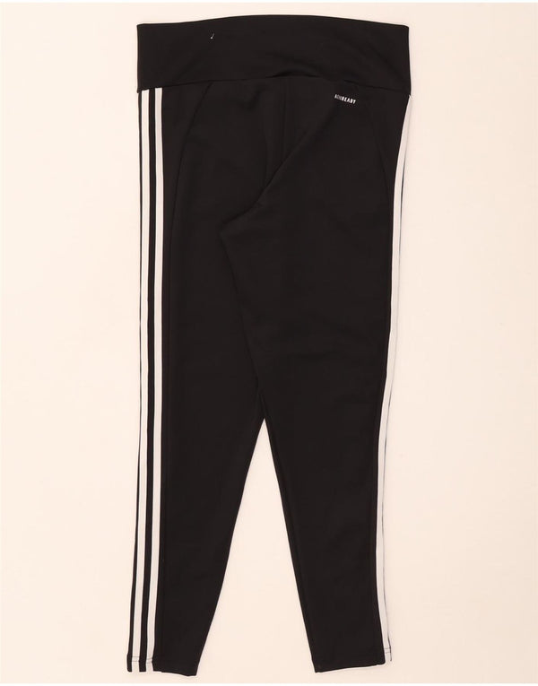 Damskie legginsy Adidas Aeroready UK 16/18, duże, czarne, poliestrowe