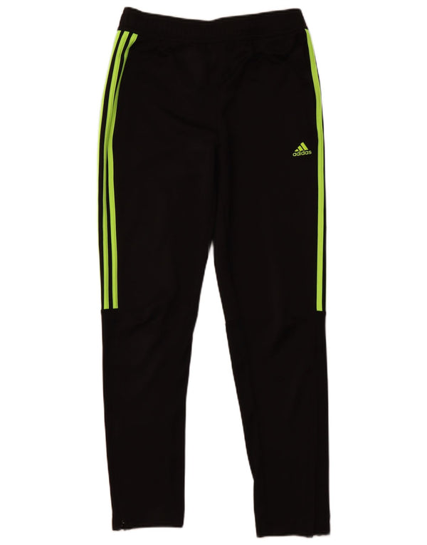 ADIDAS Boys Aeroready Tracksuit Trousers 13-14 Years  Black Polyester
