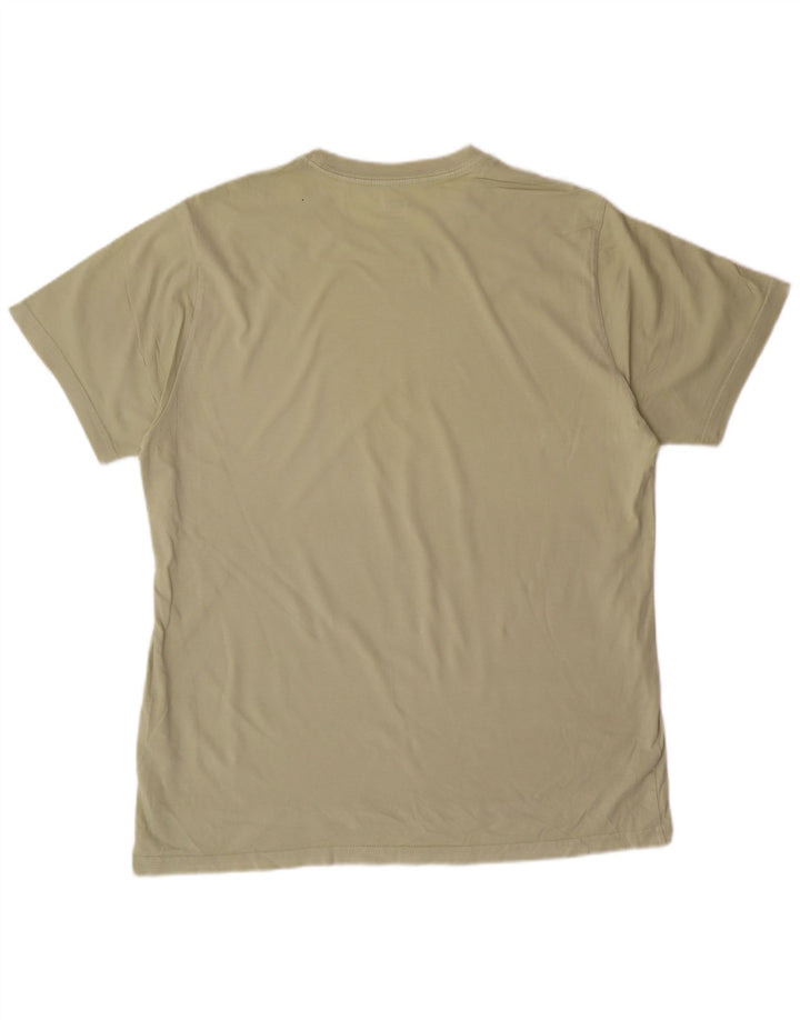 Męska koszulka Levi's o swobodnym kroju z grafiką, średnia bawełna khaki