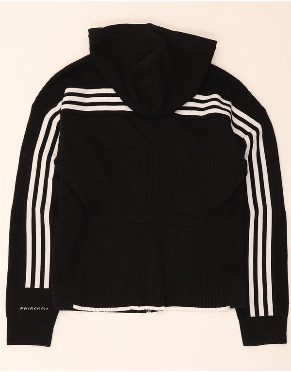 Damski sweter rozpinany z kapturem Adidas UK 8/10 Mały czarny poliester