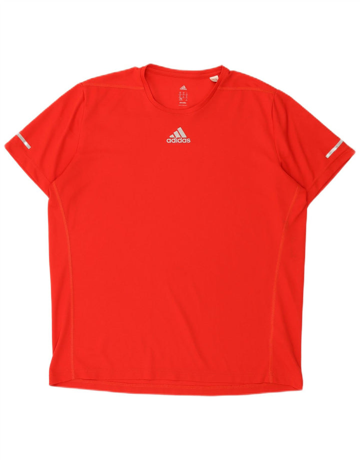 Adidas Męska koszulka Climalite Top XL Czerwony Poliester