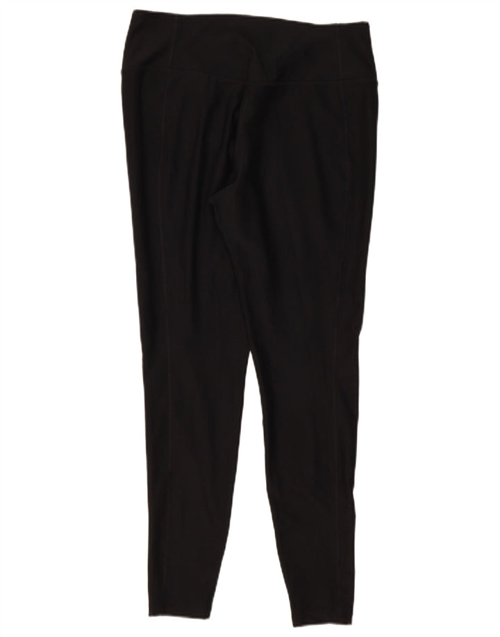Damskie legginsy Nike Dri Fit UK 14, duże, czarne, poliestrowe