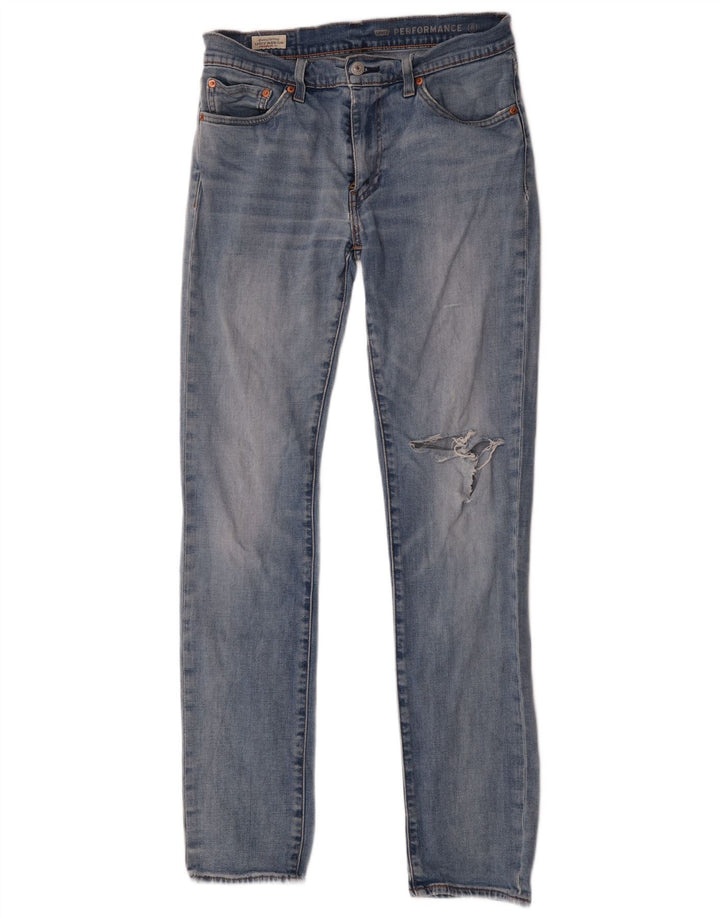 Męskie jeansy Levi's 511 Slim W32 L34 Niebieska bawełna