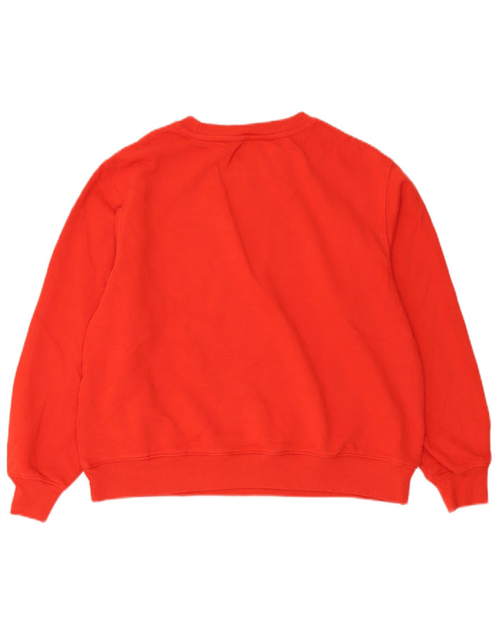 Damski sweter Marks & Spencer Graphic o luźnym kroju, UK 12, średni czerwony