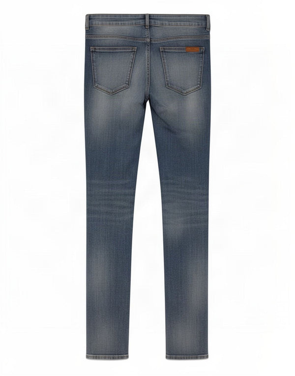 Damskie jeansy skinny ze średnim stanem Zara EU 38 Small W30 L31 Niebieskie