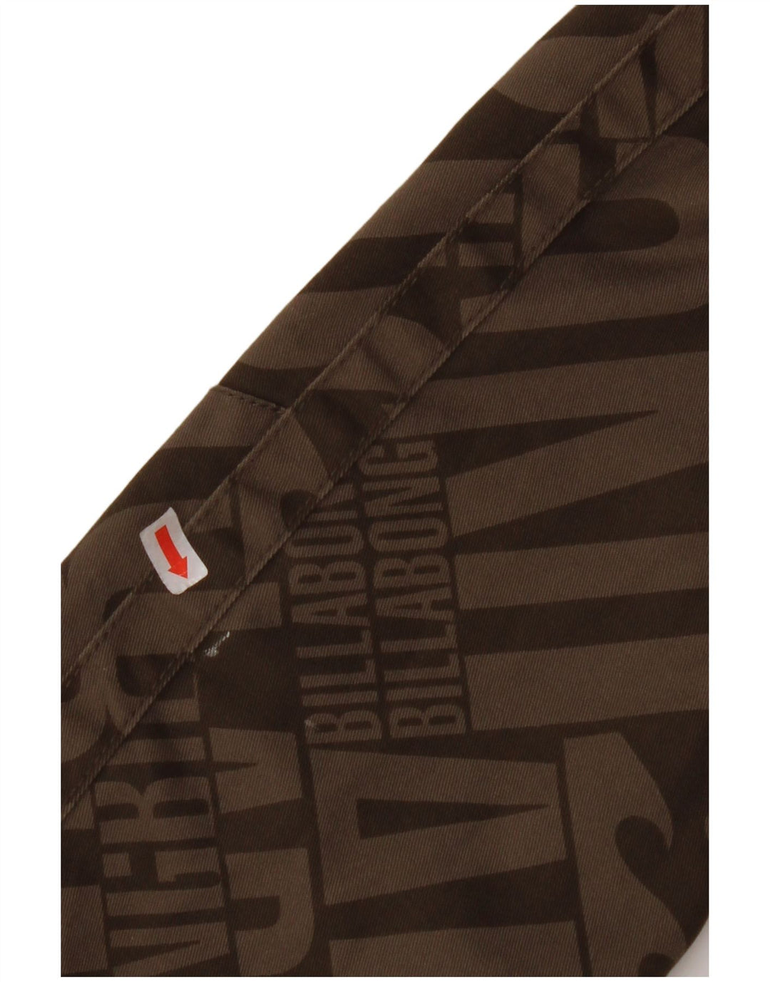 Męska kurtka bomber BILLABONG z grafiką UK 36, mały, brązowy poliester