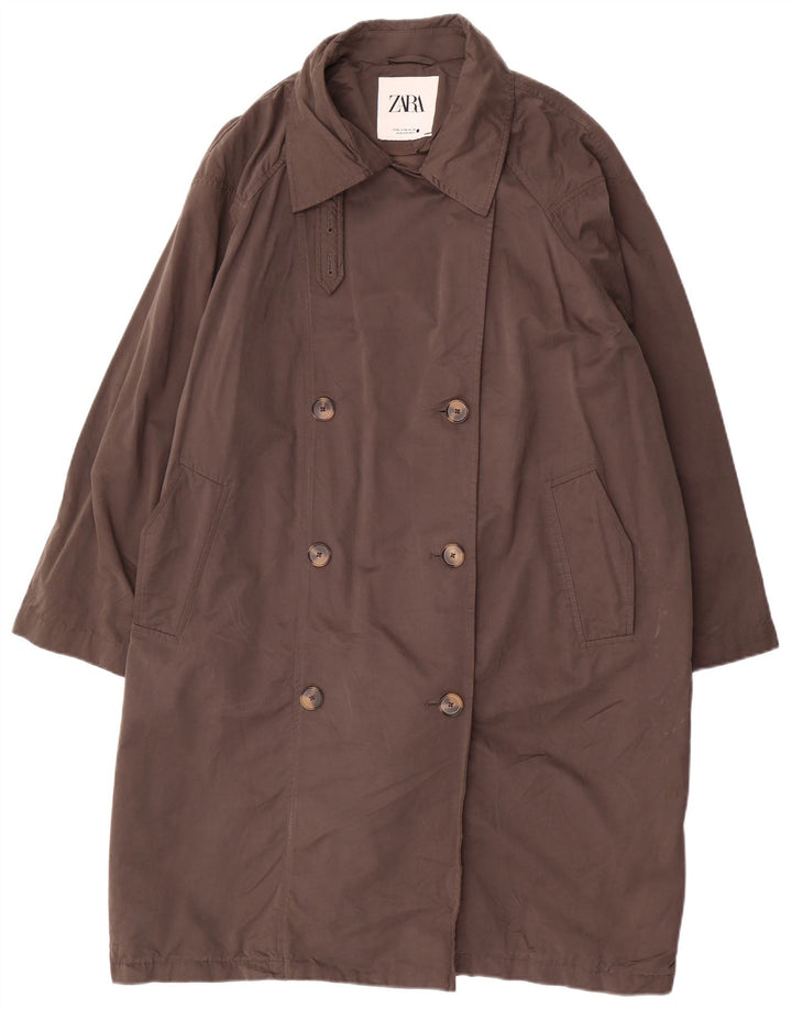 Damski trencz oversize Zara UK 18 XL, szary