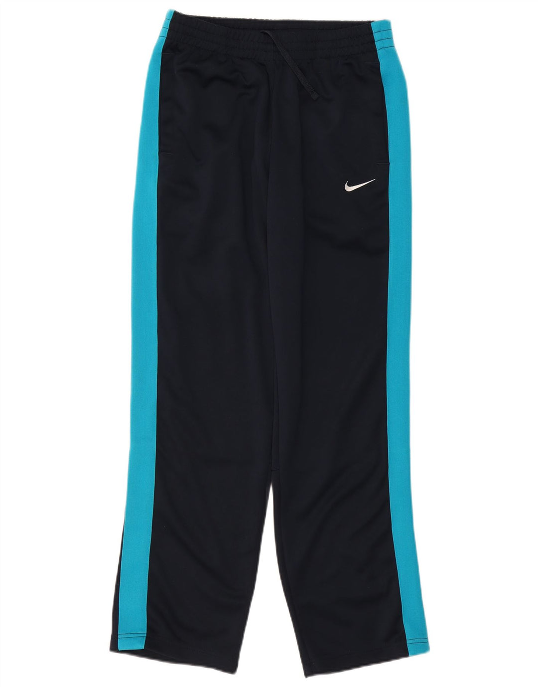 Damskie spodnie dresowe Nike UK 10, małe, czarne, z blokami kolorów, poliestrowe
