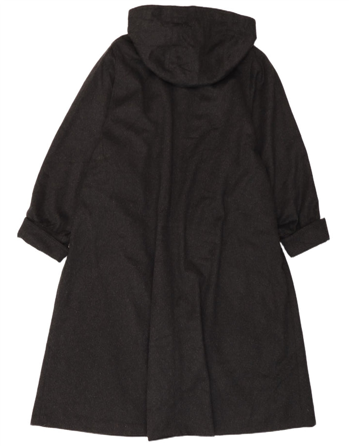 Damski płaszcz oversize z kapturem Yessica EU 44 XL, szara wełna