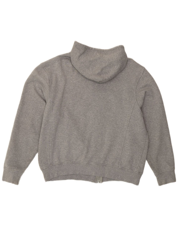 Damski sweter Fila z grafiką i zamkiem błyskawicznym UK 20 2XL Szara bawełna