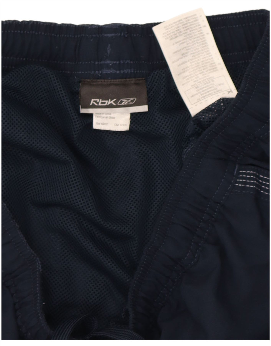 Męskie spodenki sportowe Reebok, duże, granatowe, z poliestru