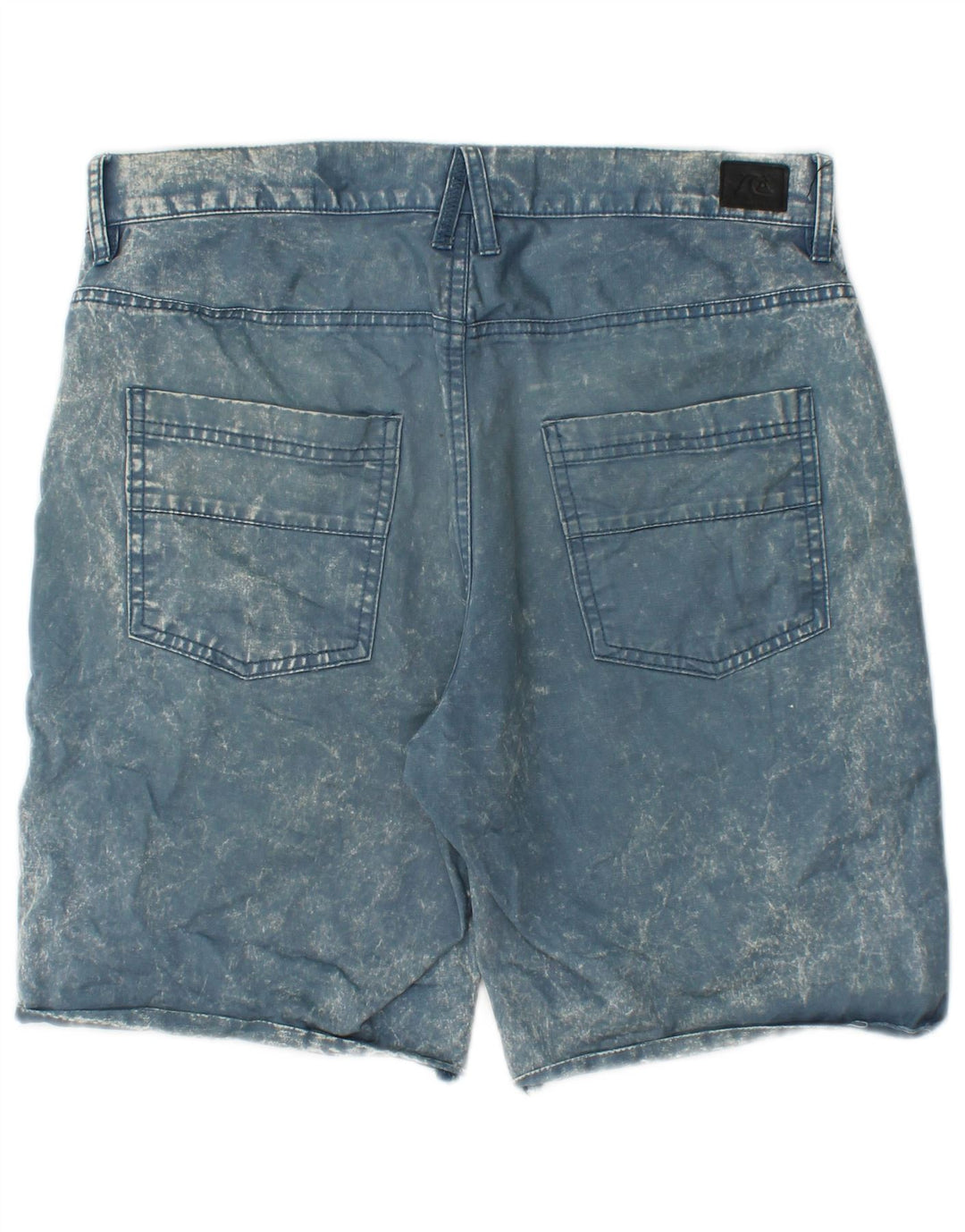 QUIKSILVER Mens Slim Fit Denim Shorts W32 Medium  Blue Cotton