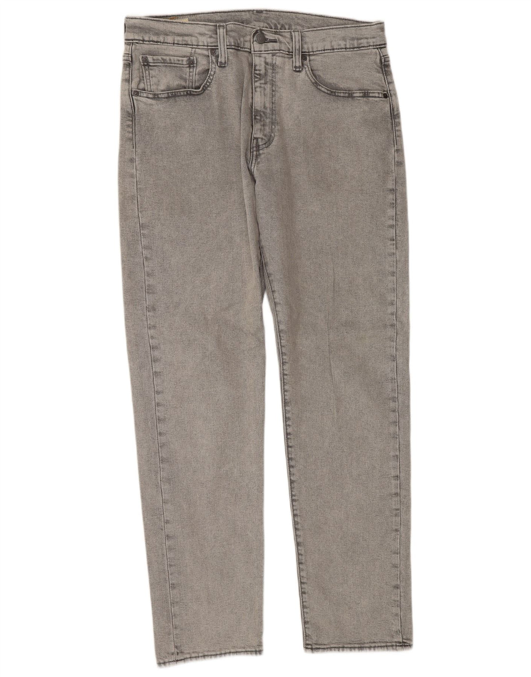 Męskie jeansy Levi's 502 Tapered W33 L32 Szara bawełna