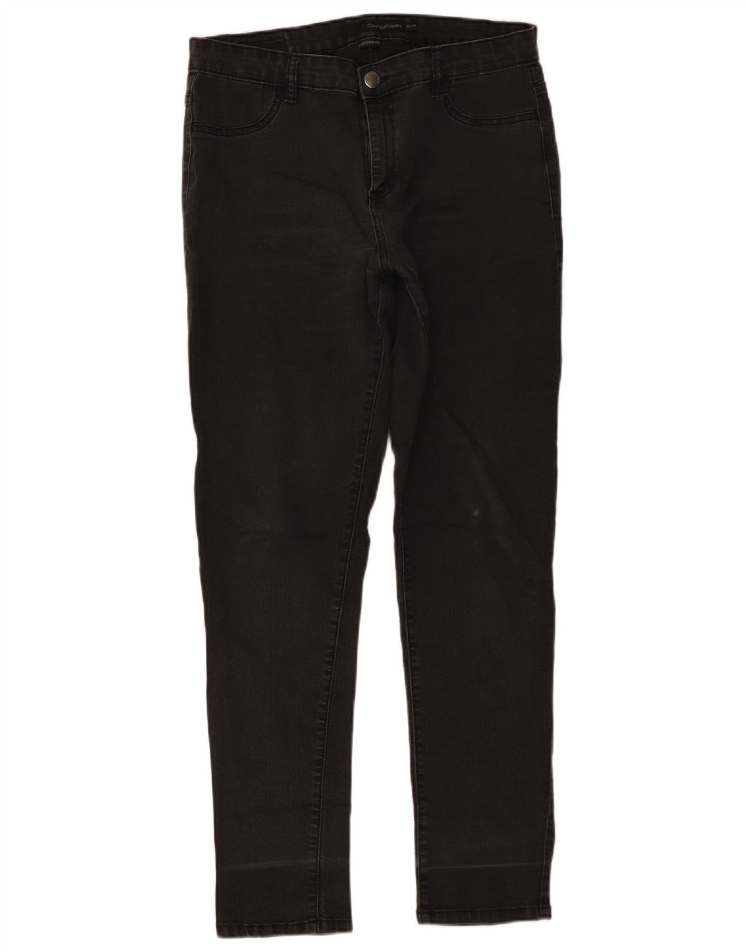 Damskie leginsy Calvin Klein US 14 Large W32 L30 Szara bawełna