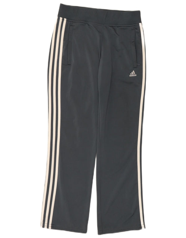 Damskie spodnie dresowe Adidas UK 10, małe, szare, poliestrowe