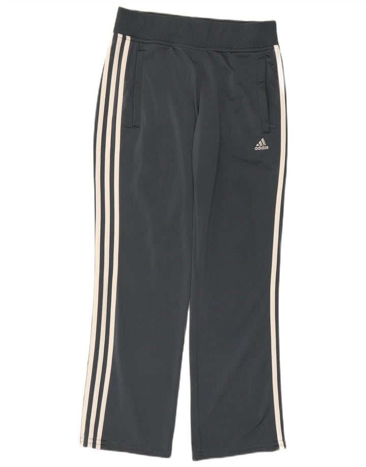 Damskie spodnie dresowe Adidas UK 10, małe, szare, poliestrowe