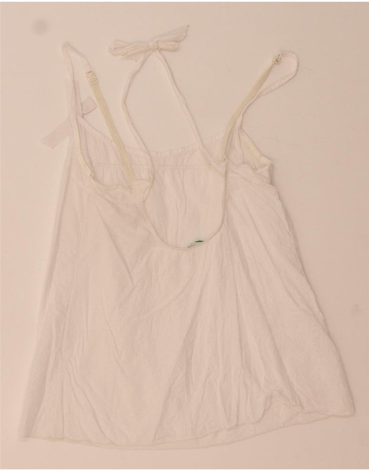 Damski top na ramiączkach Benetton UK 4 XS, biały