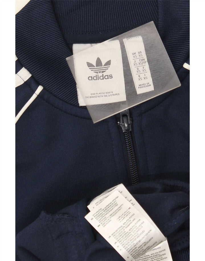 Adidas Męska bluza dresowa XS Granatowa, poliestrowa