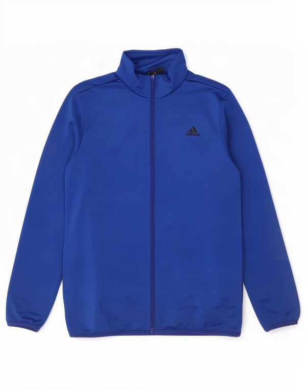 Chłopięca bluza dresowa Adidas z grafiką, 11-12 lat, niebieska, poliestrowa