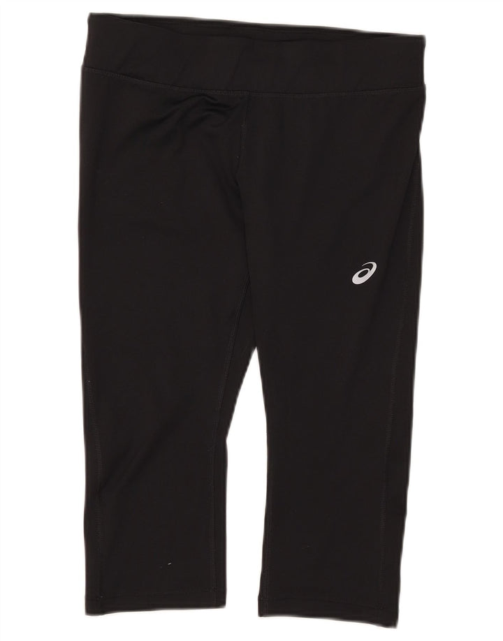 Damskie legginsy Capri Asics UK 12, średni czarny poliester